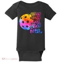 Tie Dye Pickleball Player Paddleball Lover Dink Funny Baby Bodysuit thumb 0