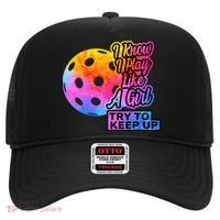 Tie Dye Pickleball Player Paddleball Lover Dink Funny Hat thumb 0