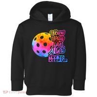 Tie Dye Pickleball Player Paddleball Lover Dink Funny Toddler Hoodie thumb 0