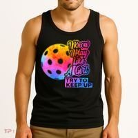 Tie Dye Pickleball Player Paddleball Lover Dink Funny Tank Top thumb 3