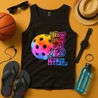 Tie Dye Pickleball Player Paddleball Lover Dink Funny Tank Top thumb 4