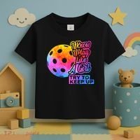 Tie Dye Pickleball Player Paddleball Lover Dink Funny Toddler T-Shirt thumb 3