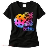 Tie Dye Pickleball Player Paddleball Lover Dink Funny Women's T-Shirt thumb 0