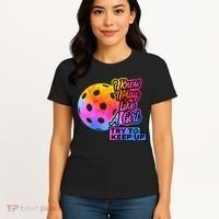 Tie Dye Pickleball Player Paddleball Lover Dink Funny Women's T-Shirt thumb 4