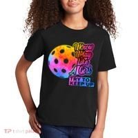 Tie Dye Pickleball Player Paddleball Lover Dink Funny Kids T-Shirt thumb 2
