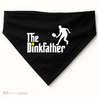 The Dinkfather Pickleball Fathers Day Gift USA-Made Doggie Bandana thumb 0