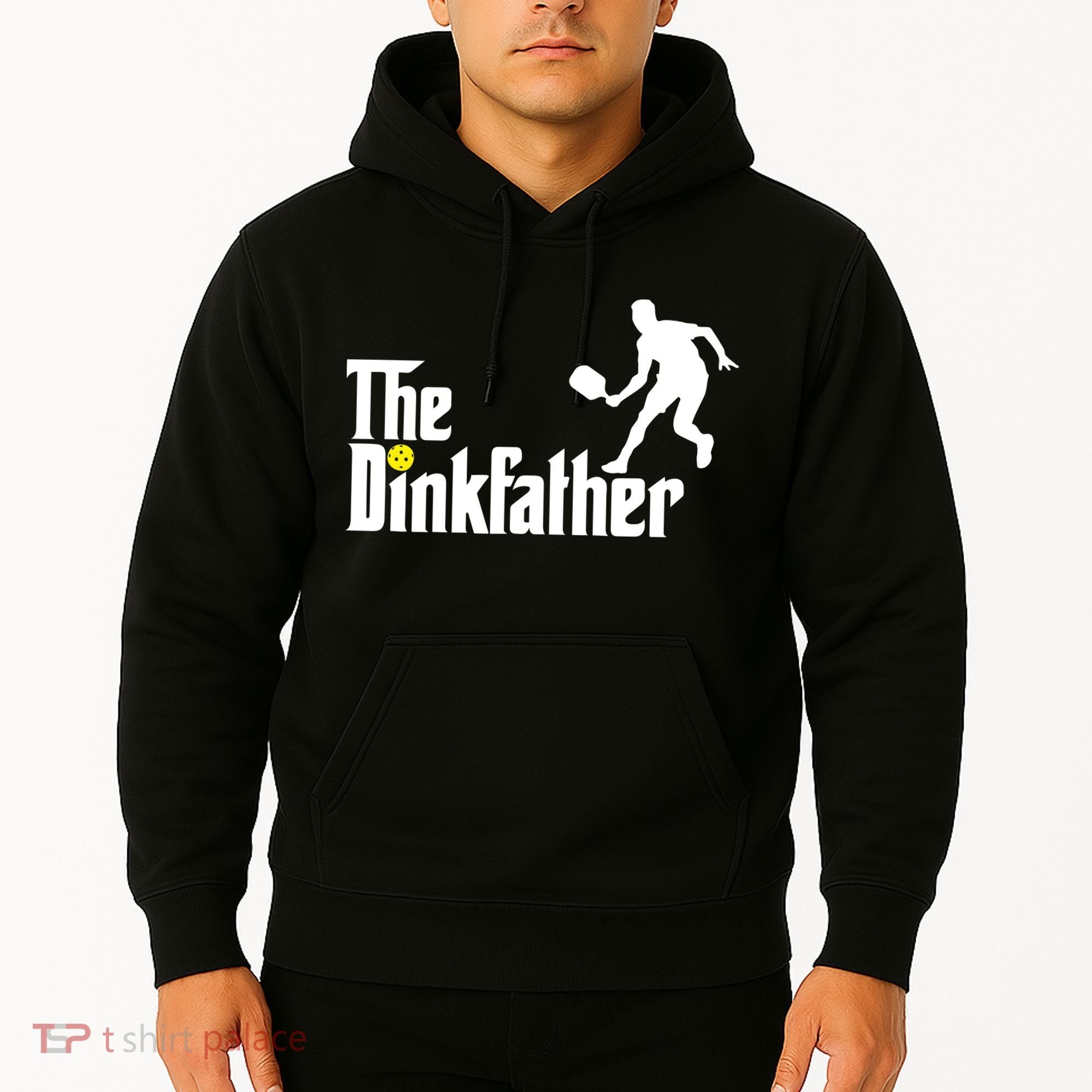 The Dinkfather Pickleball Fathers Day Gift Hoodie