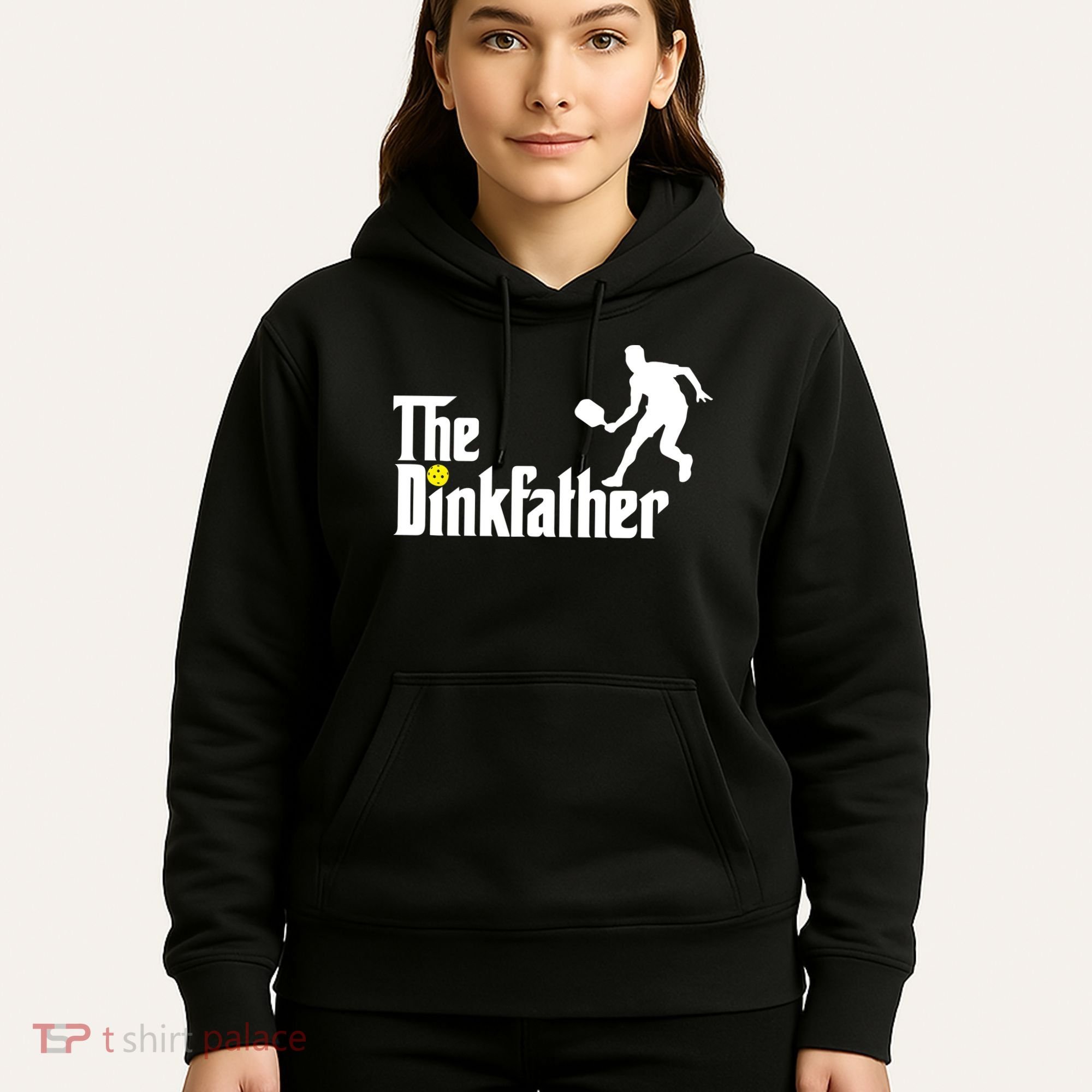 The Dinkfather Pickleball Fathers Day Gift Hoodie