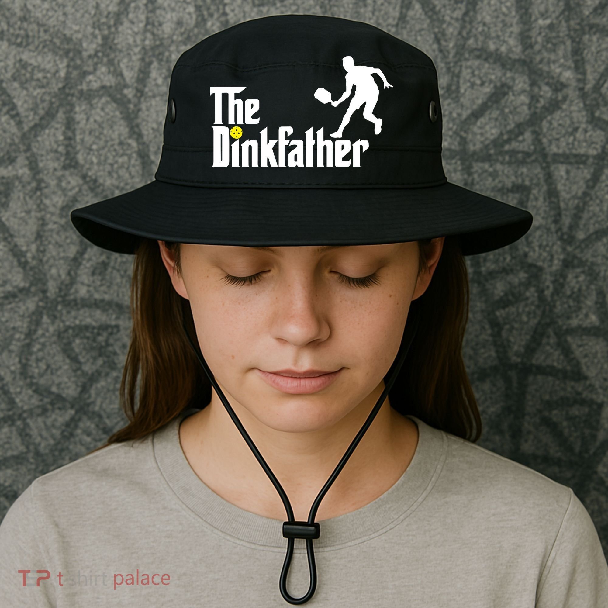 The Dinkfather Pickleball Fathers Day Gift Bucket Hat
