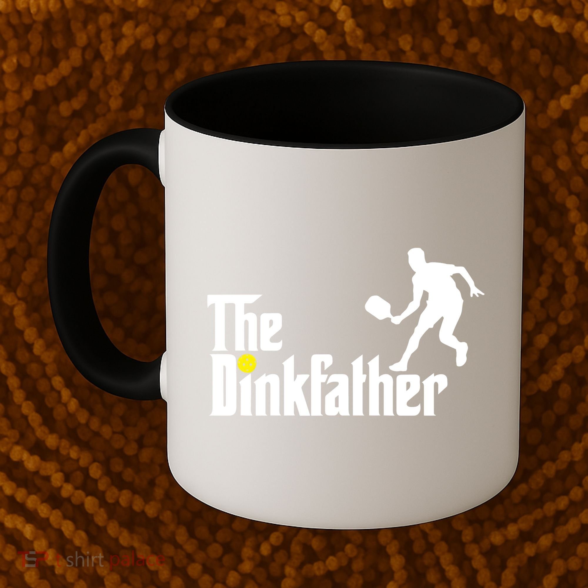 The Dinkfather Pickleball Fathers Day Gift Coffee Mug