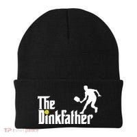 The Dinkfather Pickleball Fathers Day Gift Beanie thumb 0