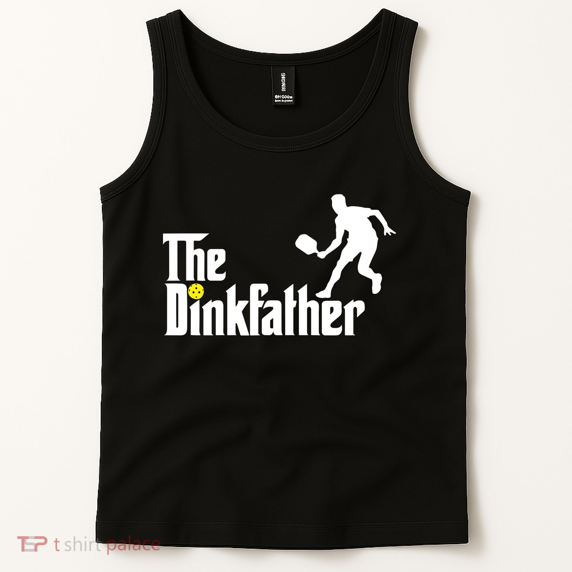 The Dinkfather Pickleball Fathers Day Gift Tank Top