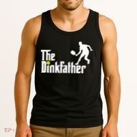The Dinkfather Pickleball Fathers Day Gift Tank Top thumb 3