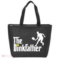 The Dinkfather Pickleball Fathers Day Gift Tote Bag thumb 0