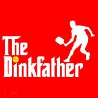 The Dinkfather Pickleball Fathers Day Gift Santa Hat thumb 1