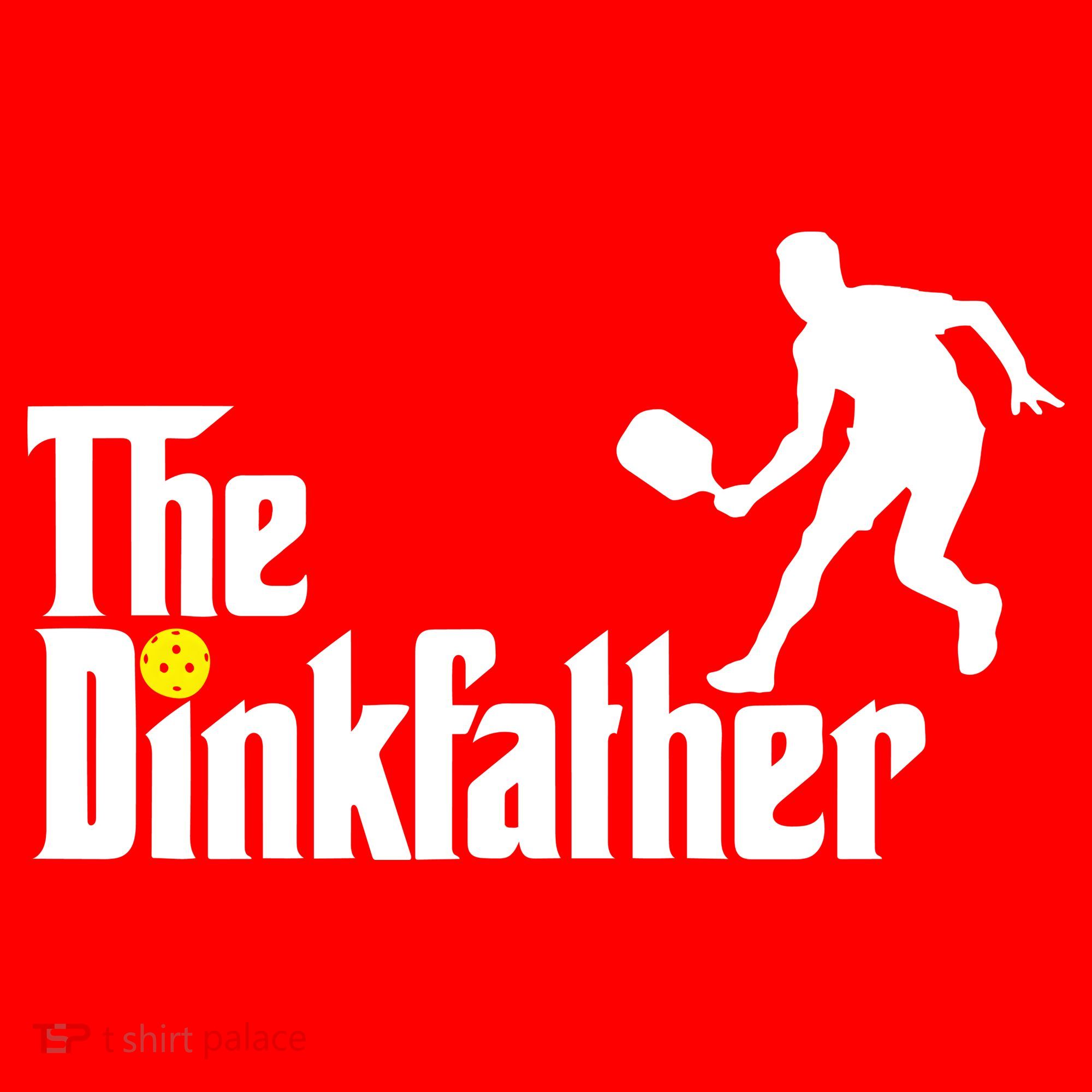 The Dinkfather Pickleball Fathers Day Gift Santa Hat