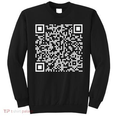 Trump Dance Qr Funny President Trump Dancing Code Sweatshirt