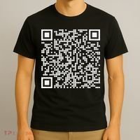 Trump Dance Qr Funny President Trump Dancing Code T-Shirt thumb 3