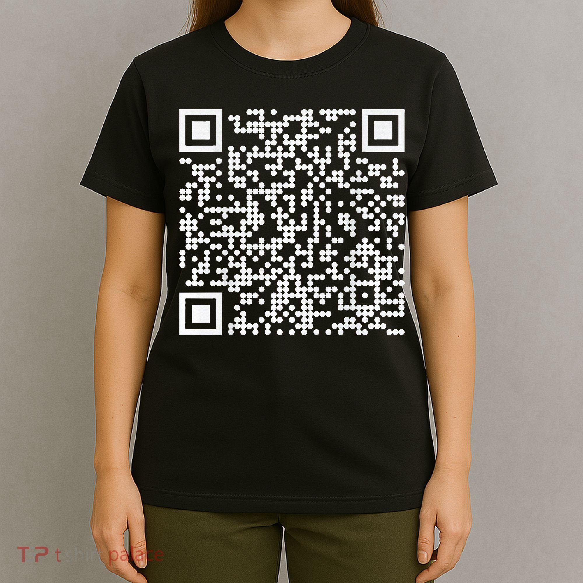 Trump Dance Qr Funny President Trump Dancing Code T-Shirt
