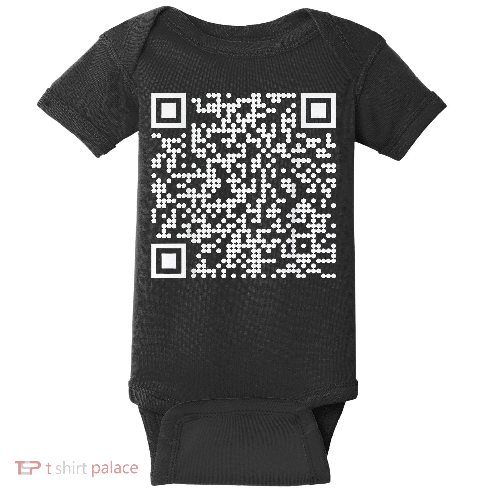 Trump Dance Qr Funny President Trump Dancing Code Baby Bodysuit