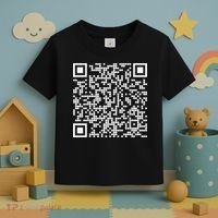 Trump Dance Qr Funny President Trump Dancing Code Toddler T-Shirt thumb 3