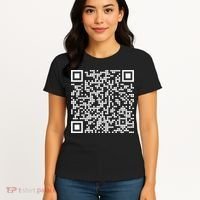 Trump Dance Qr Funny President Trump Dancing Code Women's T-Shirt thumb 4