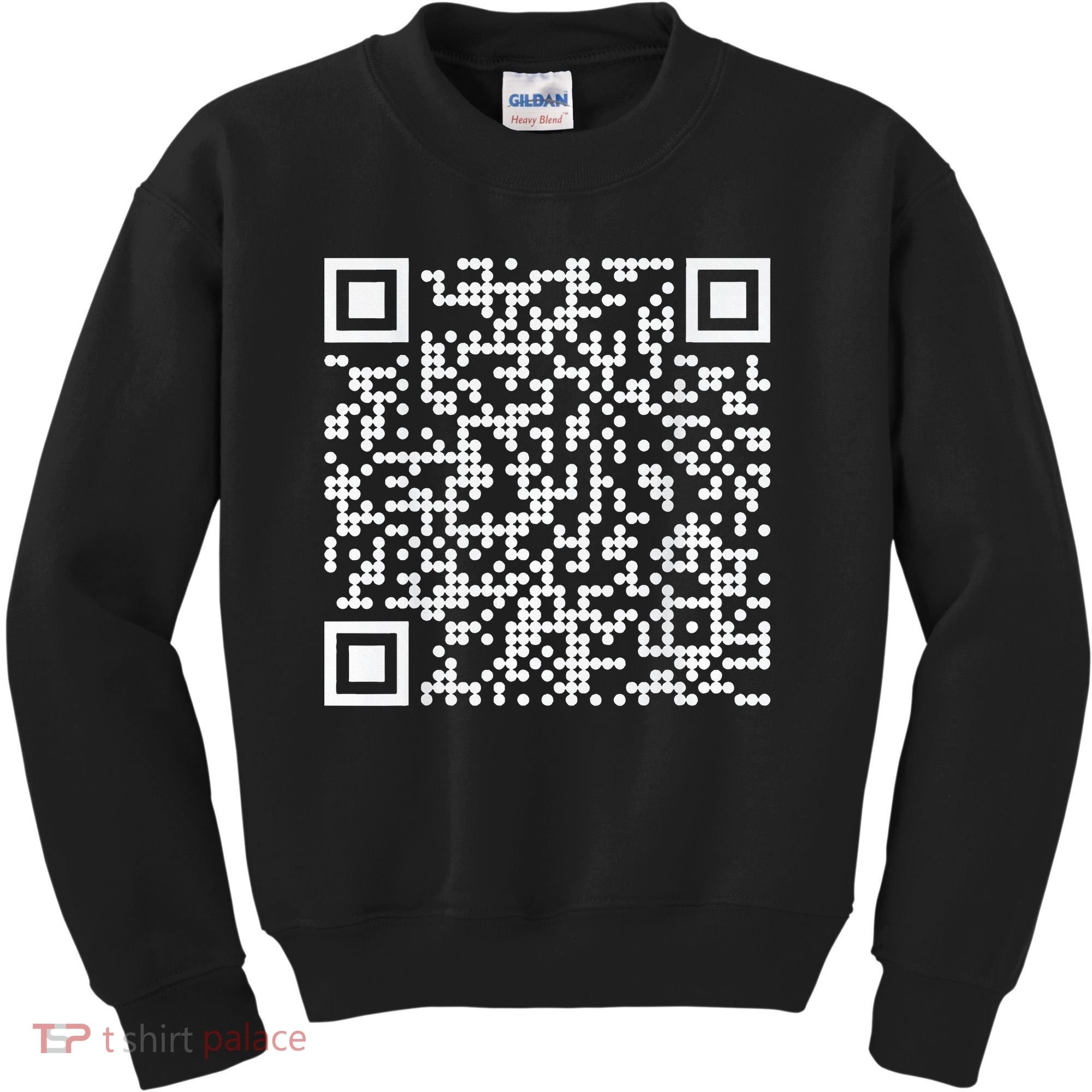 Trump Dance Qr Funny President Trump Dancing Code Kids Sweatshirt