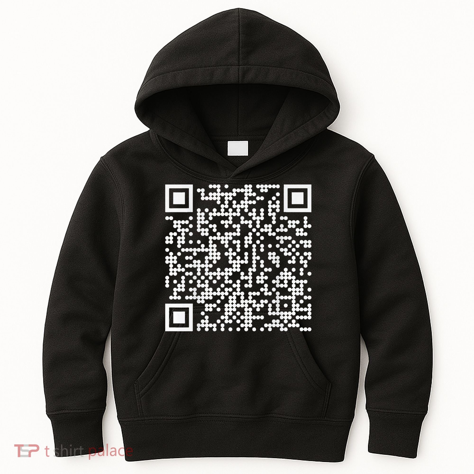 Trump Dance Qr Funny President Trump Dancing Code Kids Hoodie