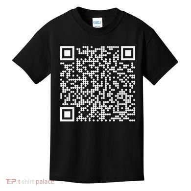 Trump Dance Qr Funny President Trump Dancing Code Kids T-Shirt