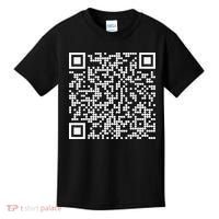 Trump Dance Qr Funny President Trump Dancing Code Kids T-Shirt thumb 0