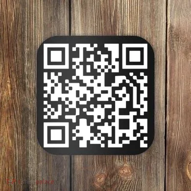 Trump Dancing Qr Code Coaster