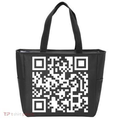 Trump Dancing Qr Code Tote Bag