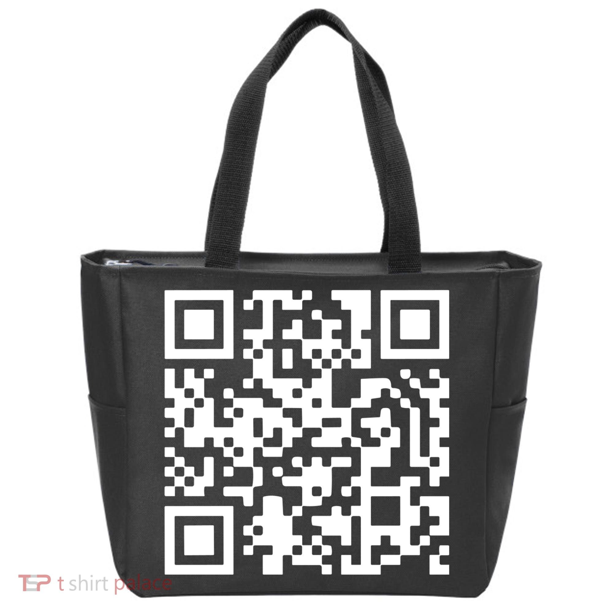 Trump Dancing Qr Code Tote Bag
