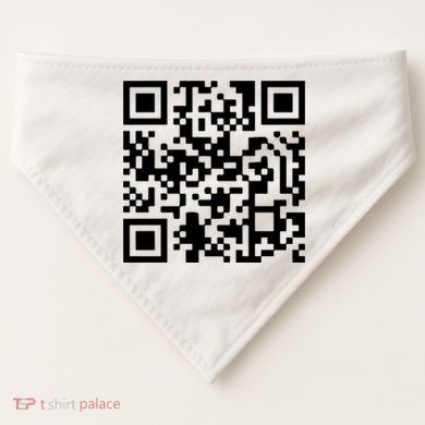 Trump Dancing Qr Code USA-Made Doggie Bandana