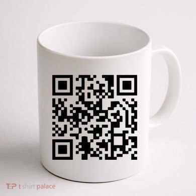 Trump Dancing Qr Code Coffee Mug back