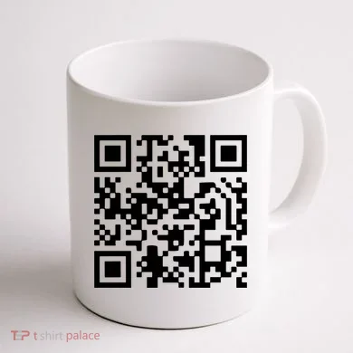 Trump Dancing Qr Code Coffee Mug back