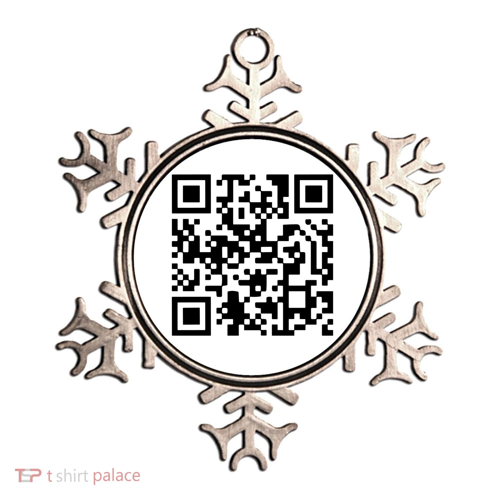 Trump Dancing Qr Code Ornament