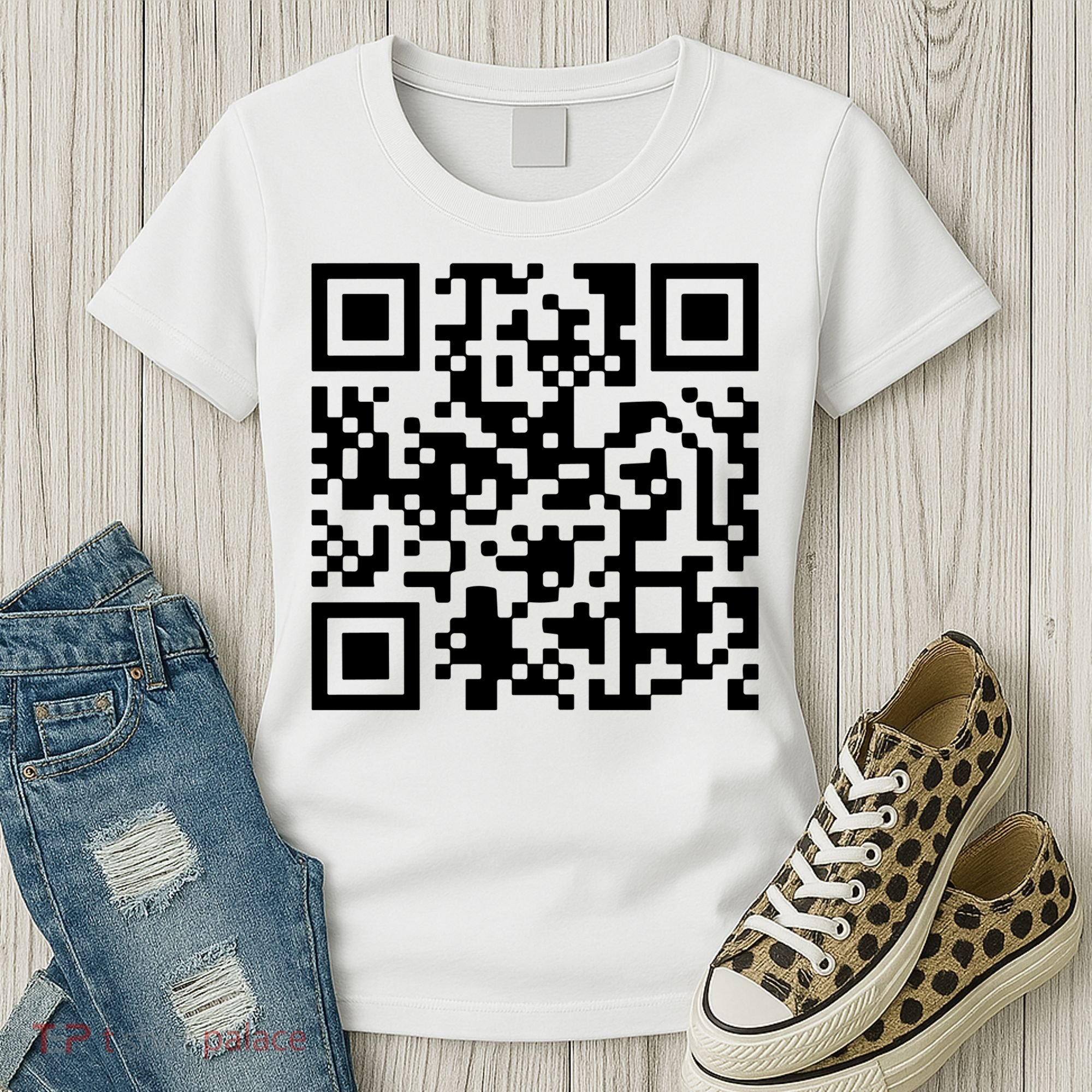 Trump Dancing Qr Code Women's T-Shirt