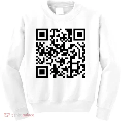 Trump Dancing Qr Code Kids Sweatshirt
