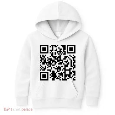 Trump Dancing Qr Code Kids Hoodie