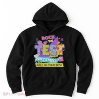 Test Day, Rock The Test Don't Stress Just Do Your Best Hoodie thumb 0