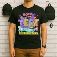 Test Day, Rock The Test Don't Stress Just Do Your Best T-Shirt thumb 6