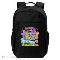 Test Day, Rock The Test Don't Stress Just Do Your Best Backpack thumb 0