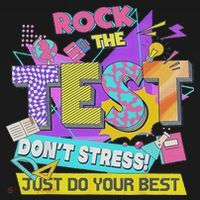Test Day, Rock The Test Don't Stress Just Do Your Best Women's Hoodie thumb 2
