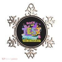 Test Day, Rock The Test Don't Stress Just Do Your Best Ornament thumb 0