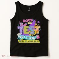 Test Day, Rock The Test Don't Stress Just Do Your Best Tank Top thumb 2