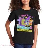 Test Day, Rock The Test Don't Stress Just Do Your Best Kids T-Shirt thumb 2