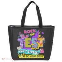 Test Day, Rock The Test Don't Stress Just Do Your Best Tote Bag thumb 0