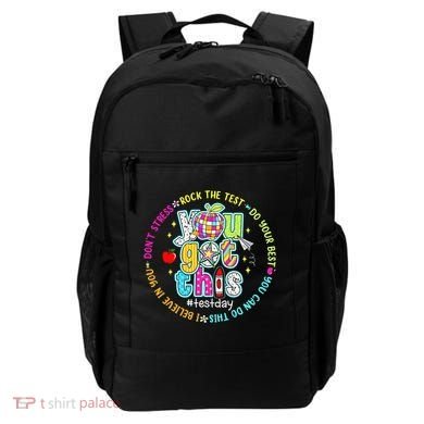 Test Day Rock The Test Teacher Testing Day You Got This Backpack