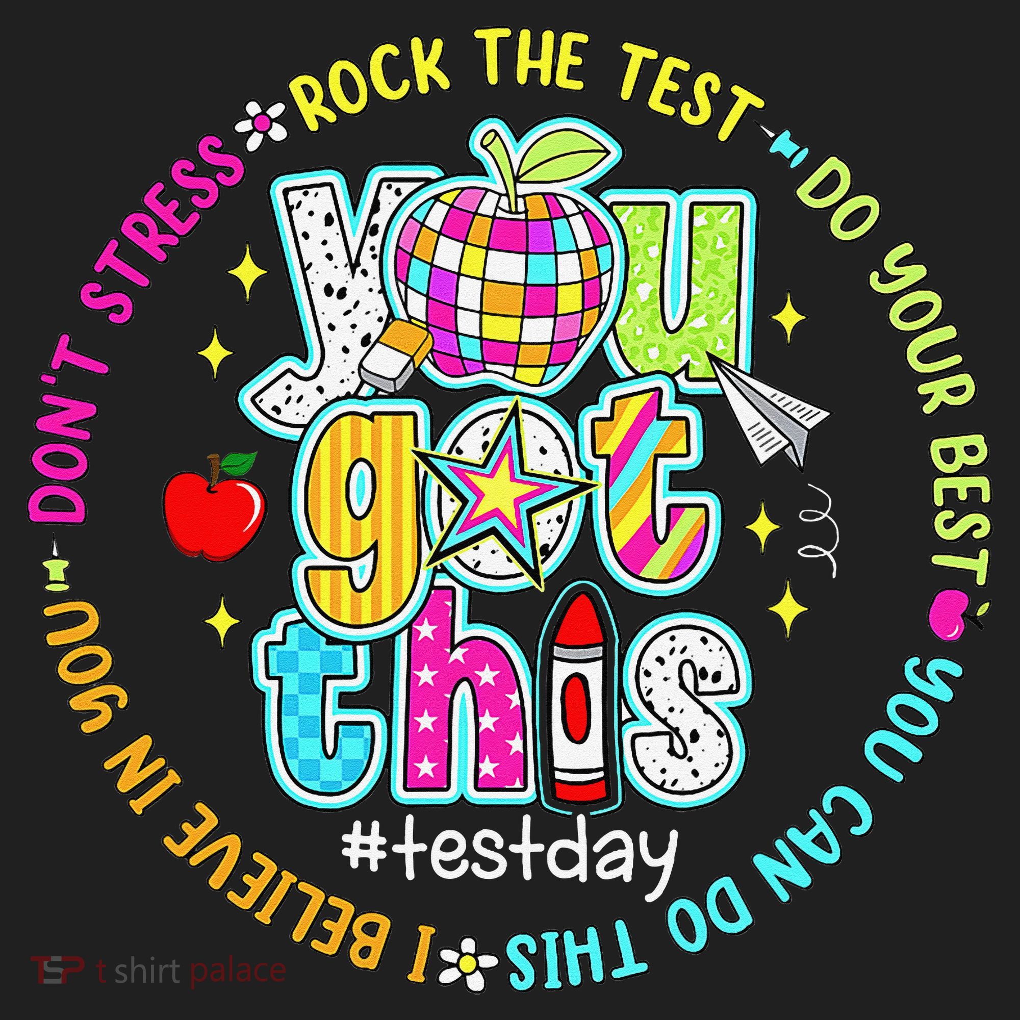 Test Day Rock The Test Teacher Testing Day You Got This Beanie